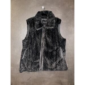 Catherine Malandrino  Faux Fur Gray  Vest